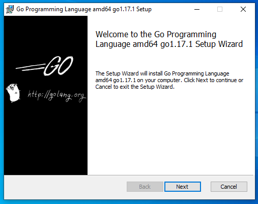 How to install Golang in Windows 10