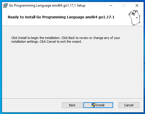 How to install Golang in Windows 10